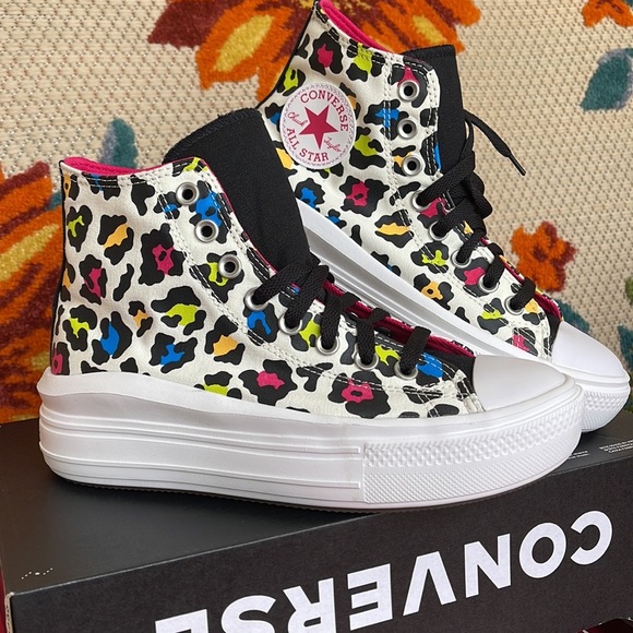 Converse 272376C
CTAS MOVE HI
EGRET/PRIME PINK/BLACK
Chuck Taylor All Star WMNS - Picture 7 of 16